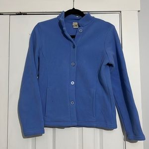 LLBean light blue sweater/light jacket